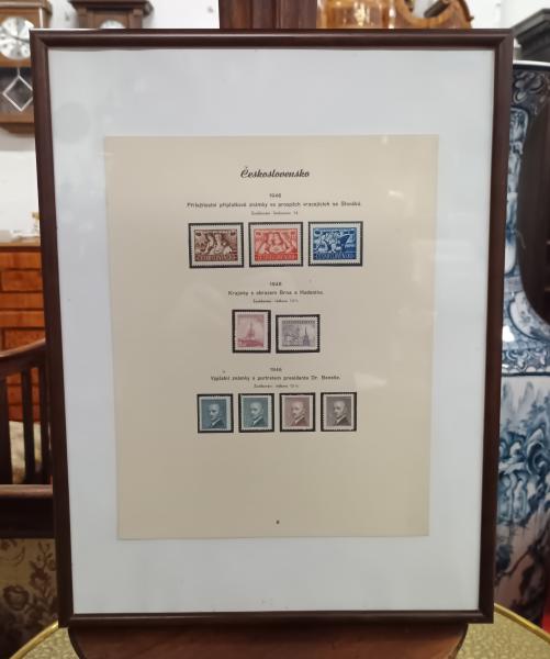 Stodola.cz - Obraz s poštovními známkami